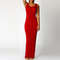 Sleeveless Women High Stretch Maxi Dress 19