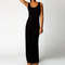 Sleeveless Women High Stretch Maxi Dress 8