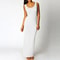 Sleeveless Women High Stretch Maxi Dress 20