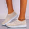 Shining Crystal Flats Mesh Sneakers For Women 0