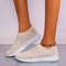 Shining Crystal Flats Mesh Sneakers For Women 14
