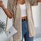 Spring Summer Knitted Cardigan Casual Solid Color Hollow Out Tops For Women 2