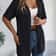 Spring Summer Knitted Cardigan Casual Solid Color Hollow Out Tops For Women 3