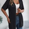 Spring Summer Knitted Cardigan Casual Solid Color Hollow Out Tops For Women 3