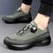 Mens Soft Sole Sports Running Casual Shoes With Rotating Twist Buckles 2