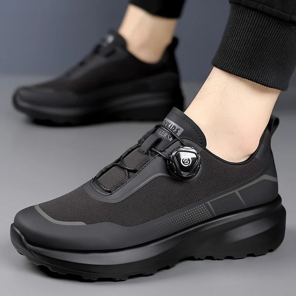Mens Soft Sole Sports Running Casual Shoes With Rotating Twist Buckles 4