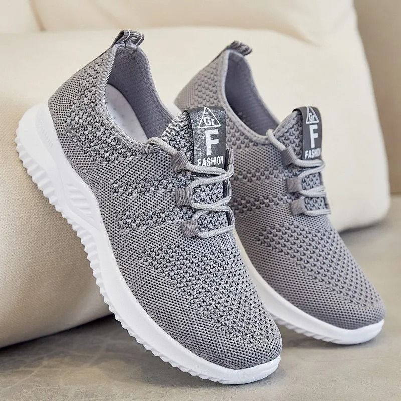 Summer Casual Flats Comfort Soft Bottom Sports Shoes Breathable Mesh Lightweight Sneakers 5