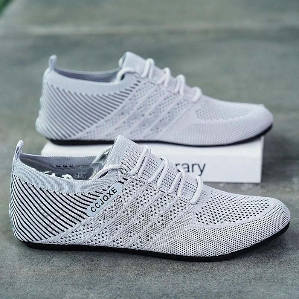 Mens Breathable Mesh Loafers Lightweight Anti Slip Casual Driving Shoes 1