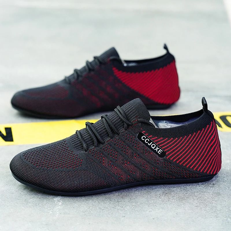 Mens Breathable Mesh Loafers Lightweight Anti Slip Casual Driving Shoes 5