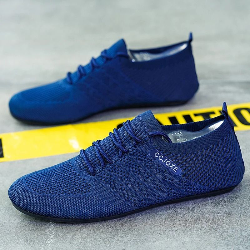 Mens Breathable Mesh Loafers Lightweight Anti Slip Casual Driving Shoes 6