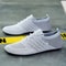 Mens Breathable Mesh Loafers Lightweight Anti Slip Casual Driving Shoes 8