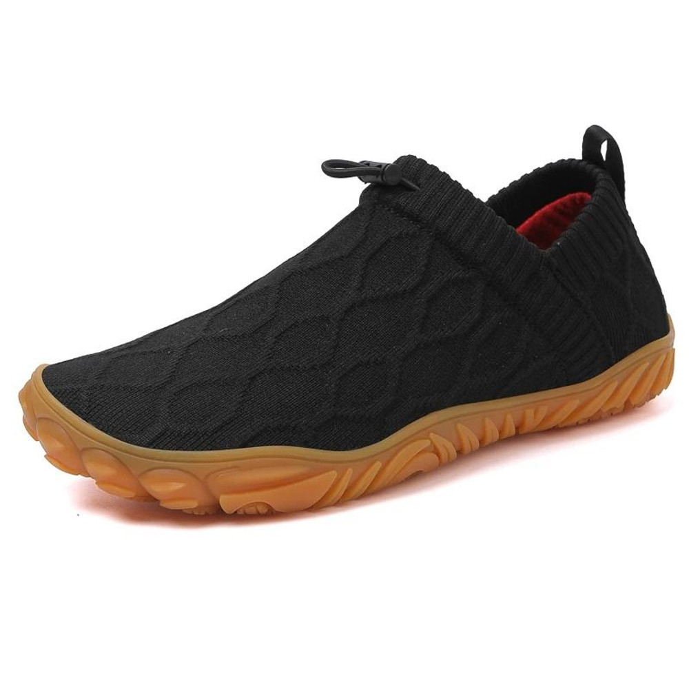 Breathable Knitted Mens Vulcanized Slip On Casual Shoes Comfortable Outdoor Footwear 7