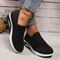 Womens Mesh Breathable Slip On Platform Sneakers Comfortable Air Cushion Walking Shoes 6