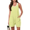 Summer Casual Sleeveless Adjustable Strap Loose Jumpsuit Shorts For Women 16