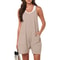 Summer Casual Sleeveless Adjustable Strap Loose Jumpsuit Shorts For Women 19