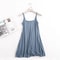 Summer Modal Lace Sling Sleepwear Dress For Women Nightwear Home Pajama Dress 2