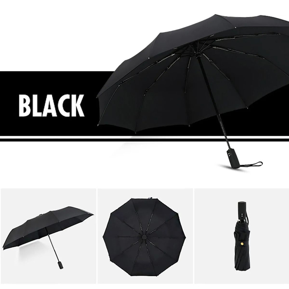 Windproof Double Layer Fully Automatic Folding Umbrella 8