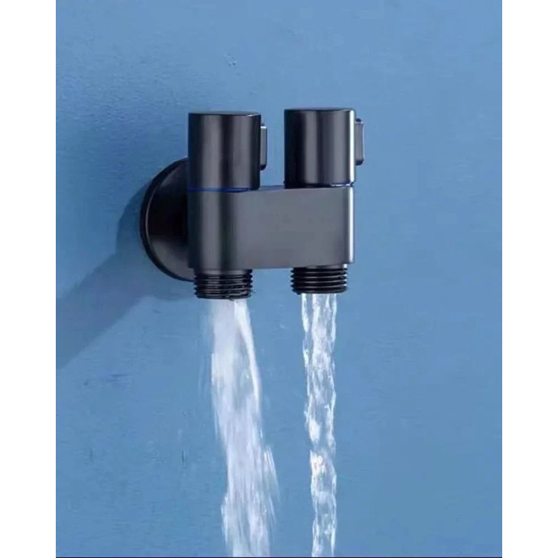 Handheld Bidet Toilet Sprayer Set With Adjustable Pressure And Dual Switch 5