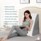Wedge Pillow For Sleeping With Air Layer Foam Acid Reflux PostSurgery Support 4