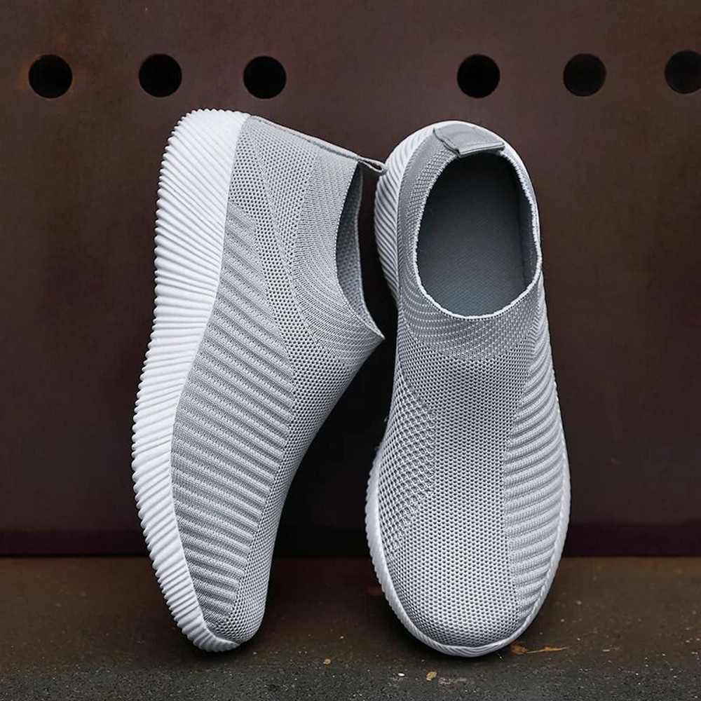 Women Vulcanized Shoes Casual Slip On Flats Plus Size 0