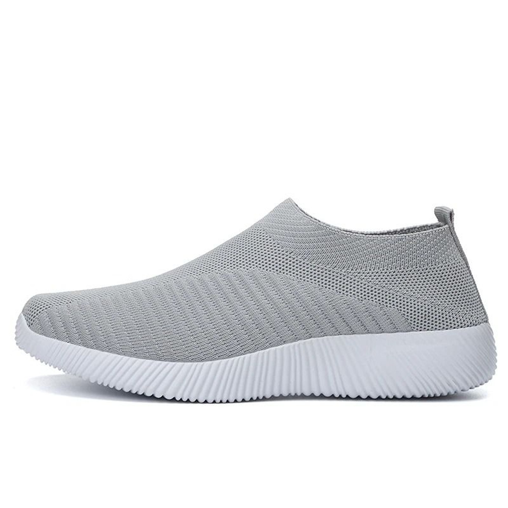 Women Vulcanized Shoes Casual Slip On Flats Plus Size 3