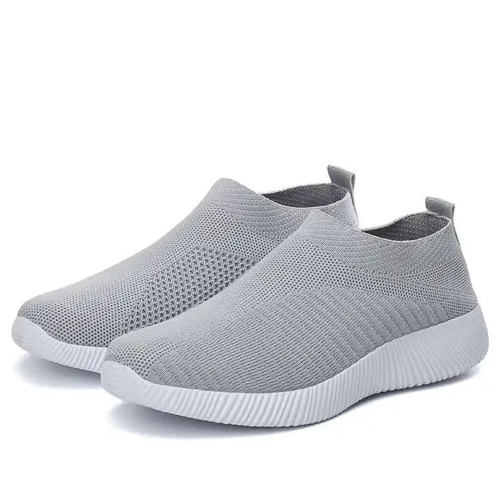 Women Vulcanized Shoes Casual Slip On Flats Plus Size 7