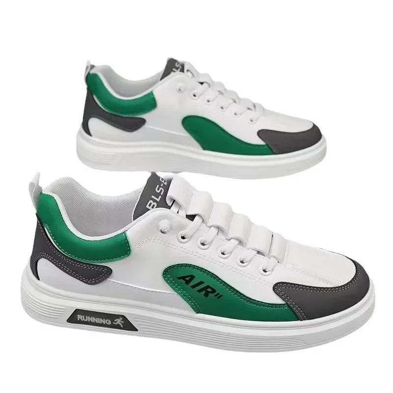 Trend 2025 New Mens Leather Casual Low Top Running Shoes 4