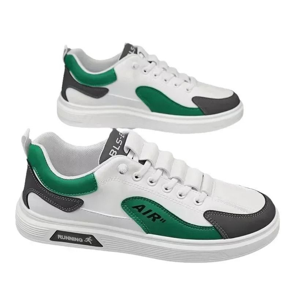 Trend 2025 New Mens Leather Casual Low Top Running Shoes 8