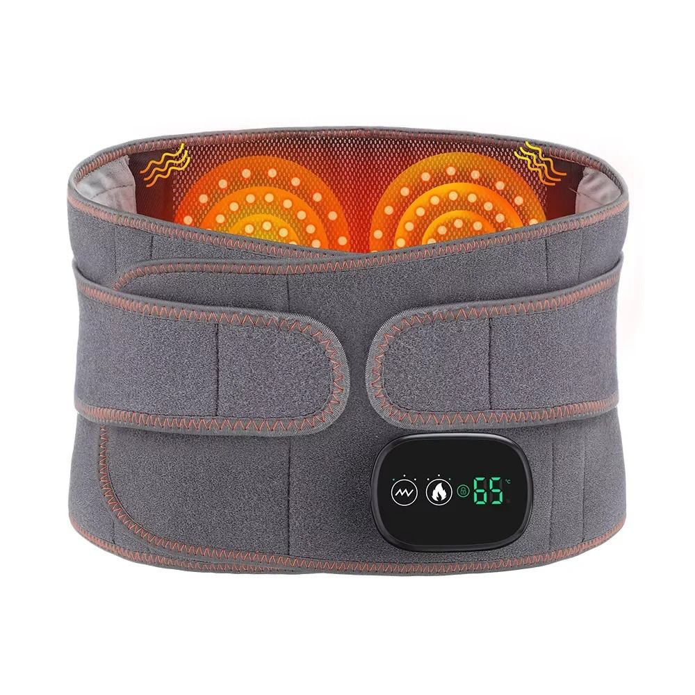 Electric Heating Waist Massager Belt With Vibration And Hot Compress 3 Gear Adjustment 7