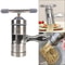 Stainless Steel Manual Pasta Press Noodle Maker And Fruit Juicer With 5 Molds 5
