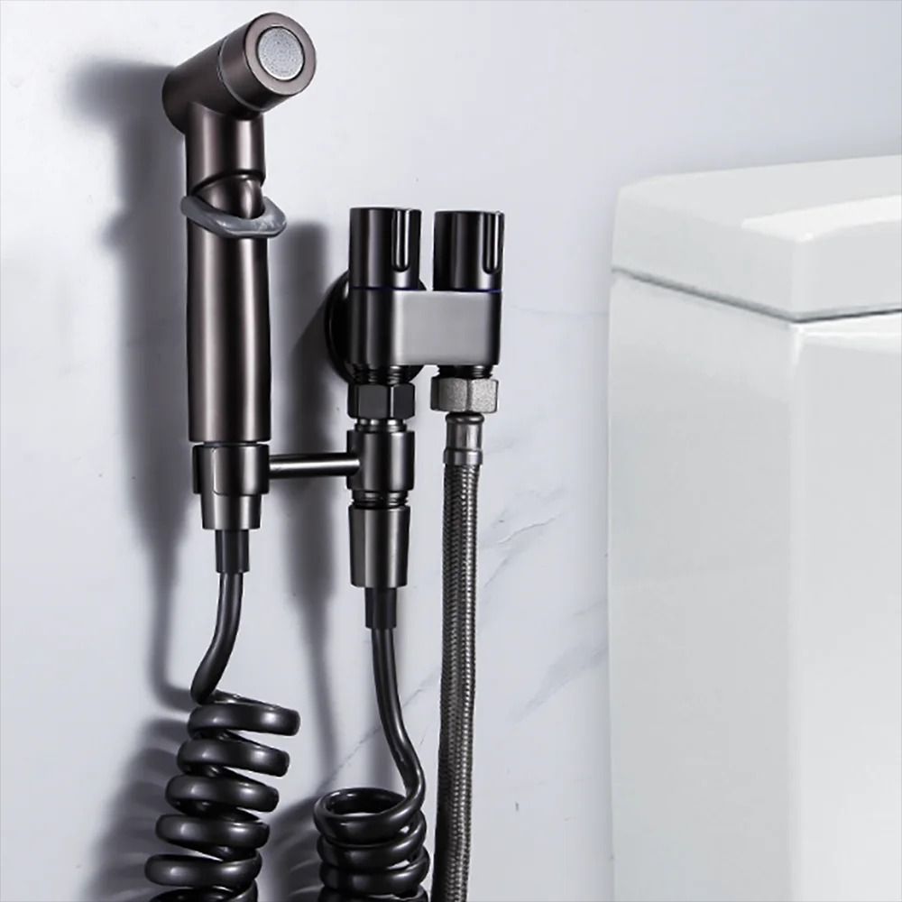 Handheld Toilet Bidet Sprayer Set With Adjustable Pressure And Dual Spray Modes 0