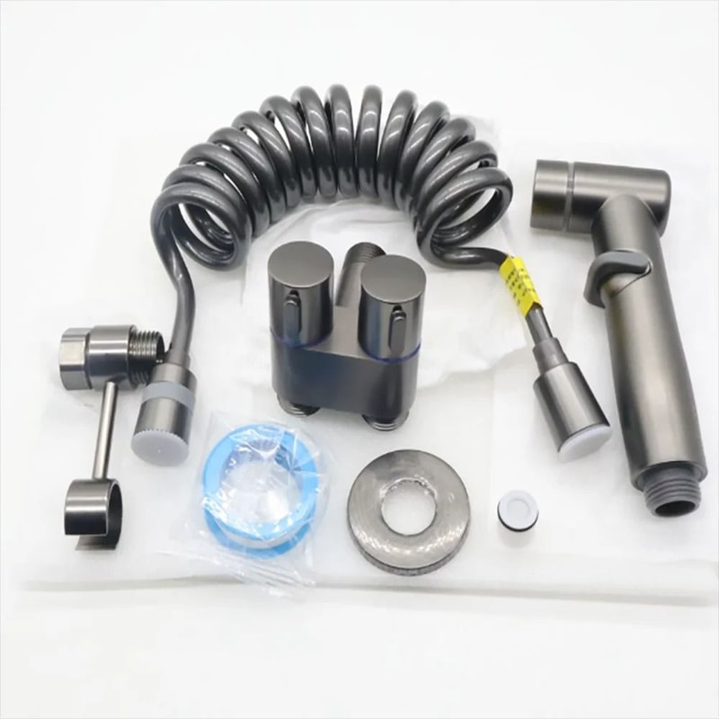 Handheld Toilet Bidet Sprayer Set With Adjustable Pressure And Dual Spray Modes 6