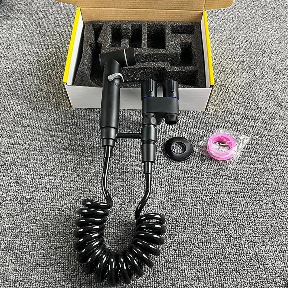 Handheld Toilet Bidet Sprayer Set With Adjustable Pressure And Dual Spray Modes 11