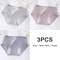 3 Pack Women Cotton Menstrual Briefs Leakproof High Absorption Postpartum Underwear 9