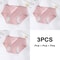 3 Pack Women Cotton Menstrual Briefs Leakproof High Absorption Postpartum Underwear 10