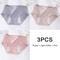 3 Pack Women Cotton Menstrual Briefs Leakproof High Absorption Postpartum Underwear 17
