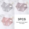 3 Pack Women Cotton Menstrual Briefs Leakproof High Absorption Postpartum Underwear 2