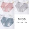 3 Pack Women Cotton Menstrual Briefs Leakproof High Absorption Postpartum Underwear 3