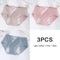 3 Pack Women Cotton Menstrual Briefs Leakproof High Absorption Postpartum Underwear 4