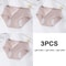 3 Pack Women Cotton Menstrual Briefs Leakproof High Absorption Postpartum Underwear 6
