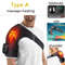 Electric Heated Shoulder Brace With Adjustable Heat And Massage Support Strap 7