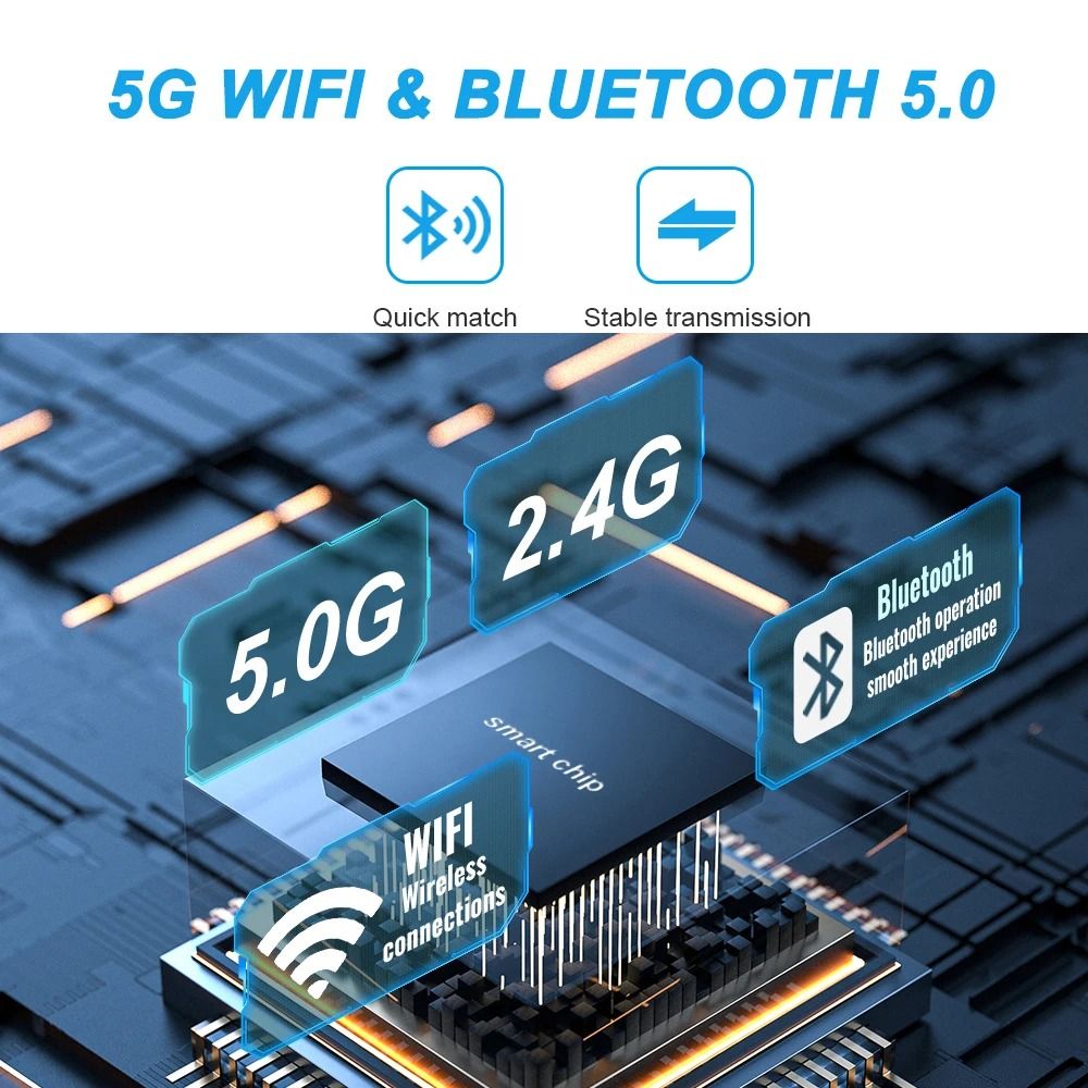 Wired To Wireless CarPlay And Android Auto 2in1 Mini Adapter Dongle Universal Bluetooth WiFi Plug A 5