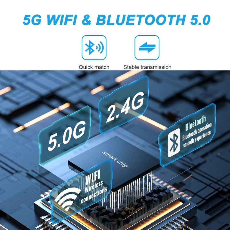 Wired To Wireless CarPlay And Android Auto 2in1 Mini Adapter Dongle Universal Bluetooth WiFi Plug A 5