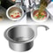 Stainless Steel Swan Sink Strainer Basket Kitchen Drain Filter Dry And Wet Separation Rack 2
