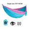 Portable Nylon Parachute Fabric Hammock For Outdoor Camping And Hiking 11