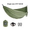 Portable Nylon Parachute Fabric Hammock For Outdoor Camping And Hiking 12