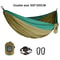 Portable Nylon Parachute Fabric Hammock For Outdoor Camping And Hiking 16