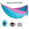 Portable Nylon Parachute Fabric Hammock For Outdoor Camping And Hiking 17
