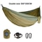 Portable Nylon Parachute Fabric Hammock For Outdoor Camping And Hiking 18