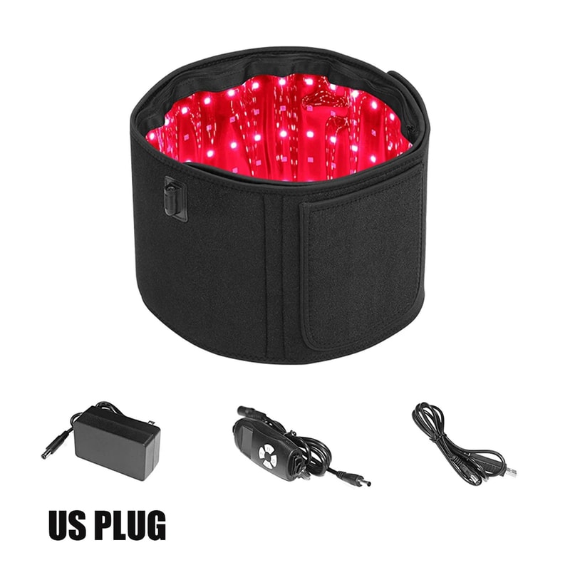 Red And Infrared Light Therapy Belt 660nm 850nm LED Slimming And Muscle Recovery Wrap 13